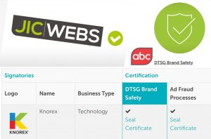 Blog 1 DTSG / JICWEBS Brand Safety Certification