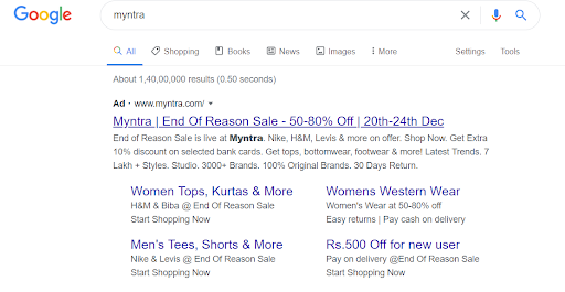 15 Top Digital Marketing Tips for Ecommerce Stores 4 google search